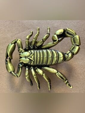 New Antique Gold 3D Scorpion Belt Buckle Western Retro Metal Vintage Fashion